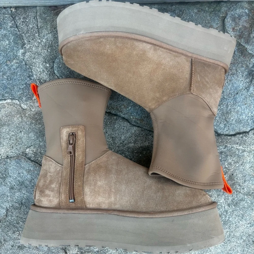 UGG Classic Dipper Platform Boots Size 10 - Picture 7 of 14